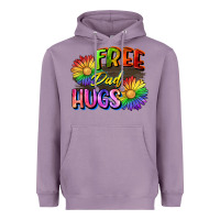 Lavender Free dad hugs Heavyweight Hoodie - CowGirlArtShop
