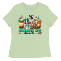 Matcha ocd obsessive cow disorder coffee cups Ladies Tee - Jasminsmagicworld