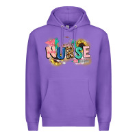Purple nurse Premium Hoodie - CowGirlArtShop
