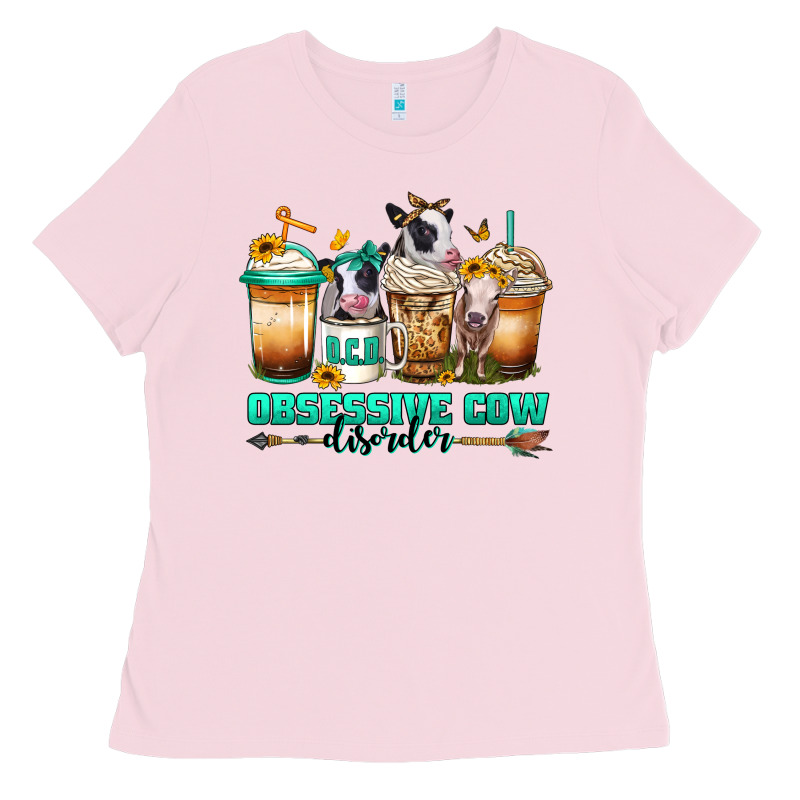 Ocd Obsessive Cow Disorder Coffee Cups Ladies Tee by Jasminsmagicworld | Teevron