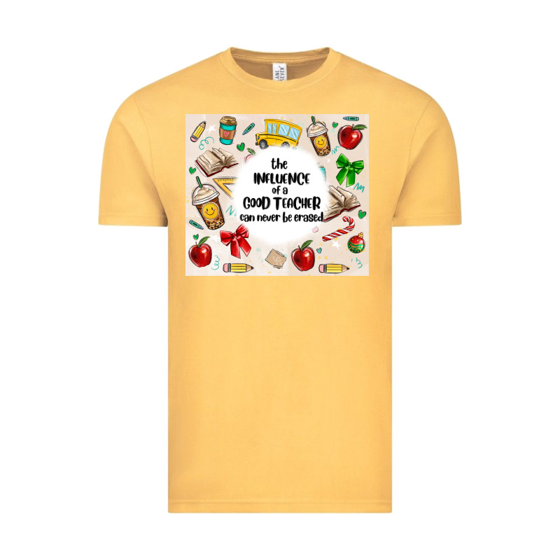 The Influence Of A Good Teacher Can Never Be Erase Vintage Tee by MaliasSmallBusiness | Teevron