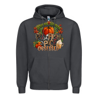 Smoke Stressed blessed pumpkin spice obsessed Fall Zipper Hoodie - NancyCooperArtShop