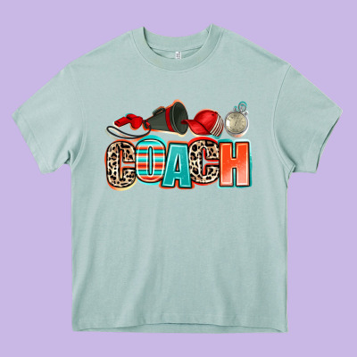 Coach Heavy Core Tee Designed By Adodesignshop