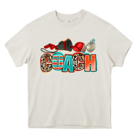 Cream coach Heavy Core Tee - AdoDesignShop