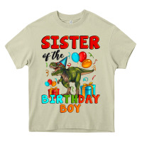 Mossy sister of the birthday boy t rex Heavy Core Tee - Artiststas