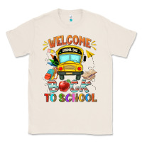 Natural welcome back to school with school bus Classic Tee - NancyCooperArtShop