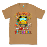 Toasted Coconut welcome back to school with school bus Classic Tee - NancyCooperArtShop