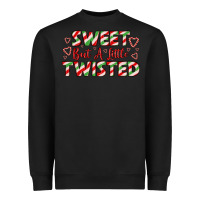Black sweet but a little twisted Heavyweight Sweatshirt - LillyAllenDesigns