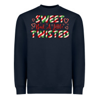 Navy sweet but a little twisted Heavyweight Sweatshirt - LillyAllenDesigns