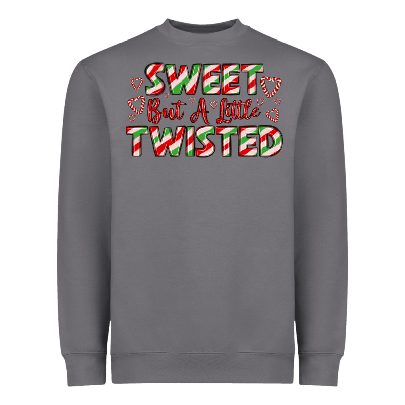 Sweet But A Little Twisted Heavyweight Sweatshirt by LillyAllenDesigns | Teevron