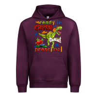 Mauve Wine ready to crush preschool Urban Hoodie - BundleAndBundleShop