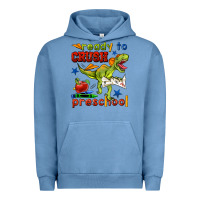 Pigment Pebble Blue ready to crush preschool Urban Hoodie - BundleAndBundleShop