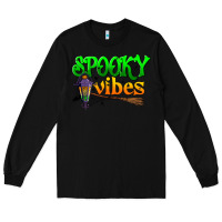 Black spooky vibes Long Sleeve Tee - BundleAndBundleShop