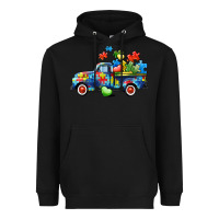 Black Autism truck Heavyweight Hoodie - CowGirlArtShop