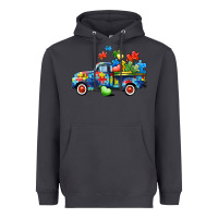 Smoke Autism truck Heavyweight Hoodie - CowGirlArtShop
