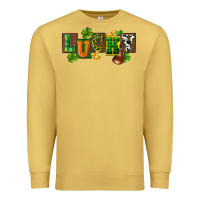 Antique Gold Western lucky St. Patrick's Day Premium Sweatshirt - CowGirlArtShop