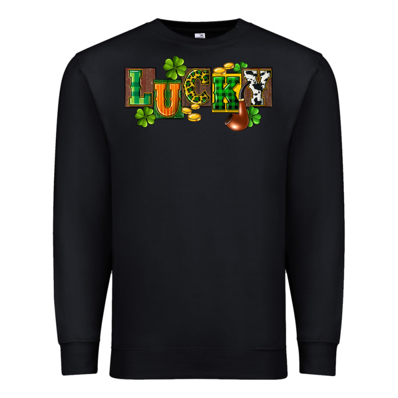 Western Lucky St. Patrick's Day Premium Sweatshirt by CowGirlArtShop | Teevron