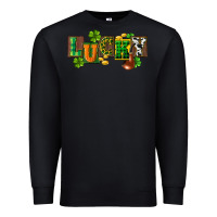 Black Western lucky St. Patrick's Day Premium Sweatshirt - CowGirlArtShop