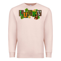 Pale Pink Western lucky St. Patrick's Day Premium Sweatshirt - CowGirlArtShop