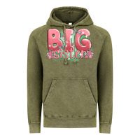 Vintage Olive big sister Vintage Hoodie - MaliasSmallBusiness