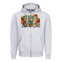 Heather Grey Whatever spices your pumpkin Fall Zipper Hoodie - NancyCooperArtShop
