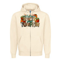 Sandshell Whatever spices your pumpkin Fall Zipper Hoodie - NancyCooperArtShop