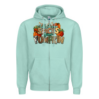 Seafoam Whatever spices your pumpkin Fall Zipper Hoodie - NancyCooperArtShop