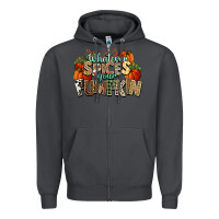 Smoke Whatever spices your pumpkin Fall Zipper Hoodie - NancyCooperArtShop