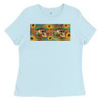 Baby Blue dead tired fueled by coffee  mug 15 oz Ladies Tee - Artiststas