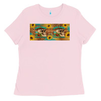 Bubblegum Pink dead tired fueled by coffee  mug 15 oz Ladies Tee - Artiststas