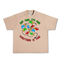 Burro i'm fine it's fine everything is fine Urban Heavy Tee - MaliasSmallBusiness