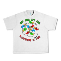 Lunar Rock i'm fine it's fine everything is fine Urban Heavy Tee - MaliasSmallBusiness