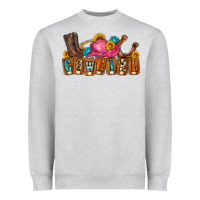 Heather Grey cowgirl Heavyweight Sweatshirt - LillyAllenDesigns