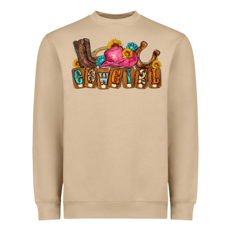 Cowgirl Heavyweight Sweatshirt by LillyAllenDesigns | Teevron