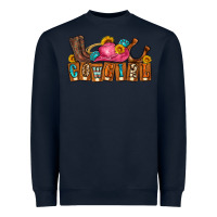 Navy cowgirl Heavyweight Sweatshirt - LillyAllenDesigns
