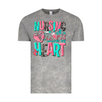 Cloud Rock nursing is a work of heart Vintage Tee - NancyCooperArtShop