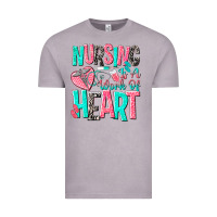 Vintage Zinc nursing is a work of heart Vintage Tee - NancyCooperArtShop