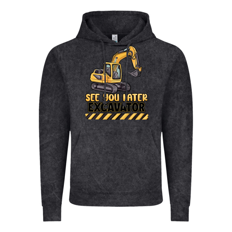 See You Later Excavator Vintage Hoodie by MaliasSmallBusiness | Teevron