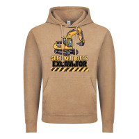 Vintage Coffee see you later excavator Vintage Hoodie - MaliasSmallBusiness