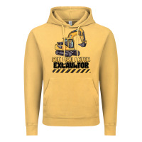 Vintage Mustard see you later excavator Vintage Hoodie - MaliasSmallBusiness