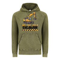 Vintage Olive see you later excavator Vintage Hoodie - MaliasSmallBusiness