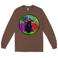 Chestnut halloween round earrings Long Sleeve Tee - BundleAndBundleShop