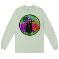 Matcha halloween round earrings Long Sleeve Tee - BundleAndBundleShop