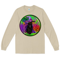 Mushroom halloween round earrings Long Sleeve Tee - BundleAndBundleShop