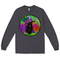 Smoke halloween round earrings Long Sleeve Tee - BundleAndBundleShop