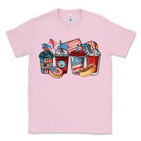 Bubblegum Pink 4th of july coffee cups Classic Tee - NancyCooperArtShop