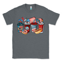 Charcoal Heather 4th of july coffee cups Classic Tee - NancyCooperArtShop