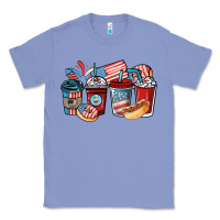 Colony Blue 4th of july coffee cups Classic Tee - NancyCooperArtShop