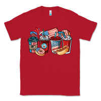 Red 4th of july coffee cups Classic Tee - NancyCooperArtShop