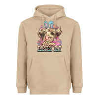Mushroom Happy Easter Day cow Heavyweight Hoodie - HowdyJamesFarm